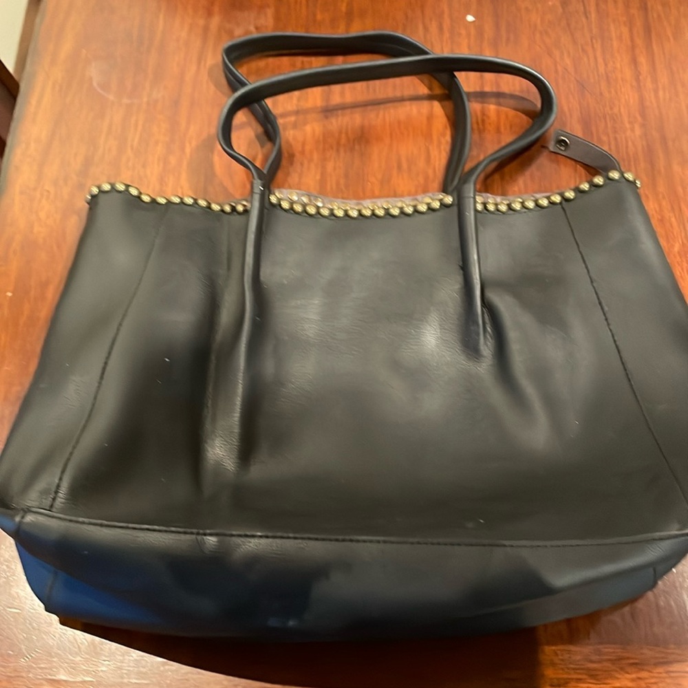 B-low the belt polyurethane tote. Clean. Barely used.